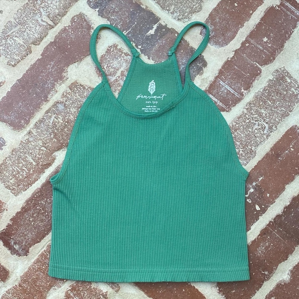 NWOT Free People Happiness Runs Crop - Size XS/S - Deep Balsam